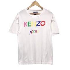 90s KENZO JEANS ケンゾー　ビンテージ半袖Tシャツ　レインボーロゴ