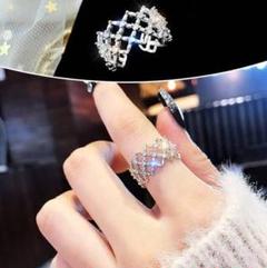 特別価格　箱付きデザインリング　新品韓国指輪★送料無料セール中