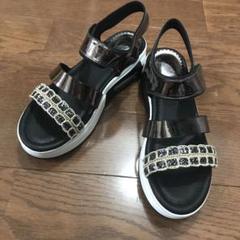 メタリック スポーツサンダル ラメ☆新品