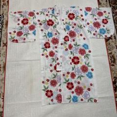 花柄祭り用法被 100cm~