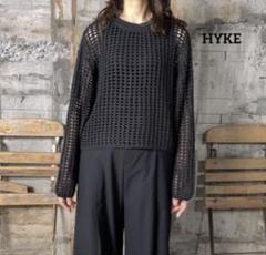 HYKE CROCHETED SWEATER 1 黒