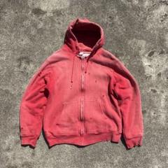 50〜60s ダブルフェイスジップアップパーカー　鬼フェード　2トーン 50〜60s ダブルフェイスジップアップパーカー 鬼フェード 2