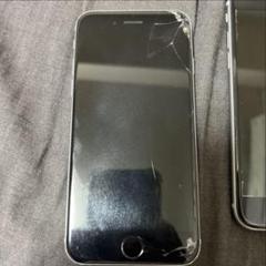 iPhone6 64GB SIMフリー 画面ひび割れ - メルカリ