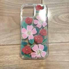 iPhone 14 / iPhone 13 用 ハイブリッド ケース ローズ