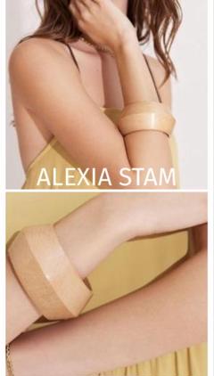 ＊wood bangle＊ALEXIA STAM アリシアスタン