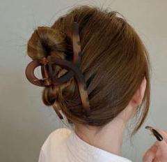 大きめ ヘアクリップ ヘアアクセサリー バンスクリップ