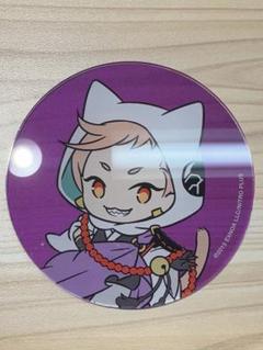 さむがり　刀猫　コースター　１点 刀剣乱舞 孫六兼元 刀猫男士 コースター アクリルブロック