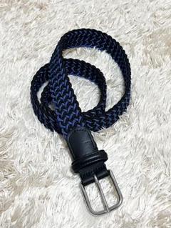美品 イタリア製 Anderson's 80 コンビレザーメッシュベルト