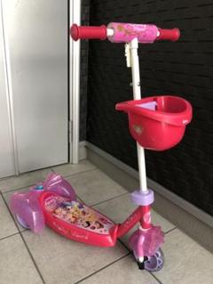 送料込‼︎レア品‼︎折りたためる!ディズニープリンセス スクーター、キックボード