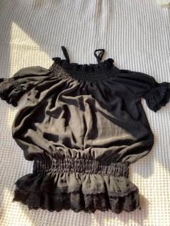 今だけセール中！　XOXO  kisskissトップス 黒レース　d.i.a.系 今だけセール中！XOXO kisskissトップス 黒レースd.i.a.系