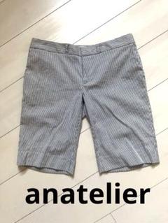 アナトリエ anatelier ストライプ ショートパンツ M - メルカリ