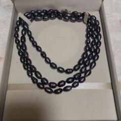 黒真珠 ネックレス バロックパール