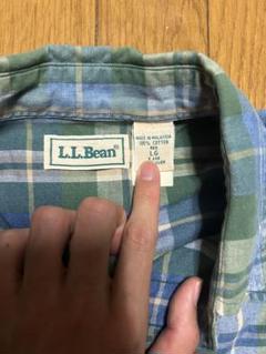 90s L.L.Bean 半袖チェックシャツ Lサイズのサムネイル