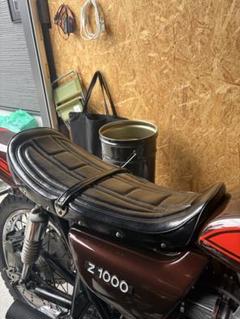 バナナシート Z1 Z2 KZ1000 KZ900 KZ1000ltd黒レザー バナナシート Z1 Z2 KZ1000 KZ900 KZ1000ltd黒レザー - メルカリ