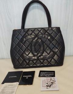 は*♡様 CHANEL パリピアリッツ　ブラック キルティング ハンドバッグ CHANEL シャネル パリビアリッツMM トートバッグ キルティング