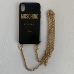 MOSCHINO ストラップ付きスマホケース　iPhoneXR