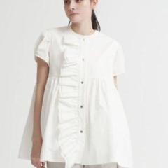 yori ダブルクロスフリルジレ ダブルクロスフリルジレ | 2025SPうめだ阪急POPUP展開商品| yori