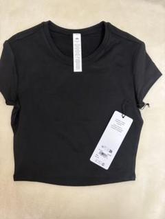 alo ALOSOFT クロップド Tシャツ 黒