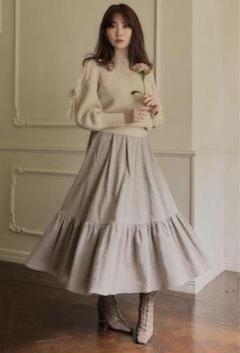 【超特価sale開催】  2025年最新】floral jacquard skirtの人気アイテム volume スカート