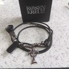 【Rosen Kreuz】guilty  leather necklace Rosen Kreuz】guilty cross leather choker - メルカリ