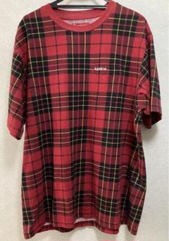 supreme チェック ロゴ 胸ロゴ タータン Tシャツ ロンT カットソー