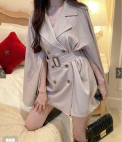 未使用タグ付き Riu 2way cape trench coat ケープコート Riu rちゃん 2wayケープトレンチコート