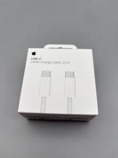 純正充電器 240W USB-C充電ケーブル 2m 編み込み式 新品 アップル