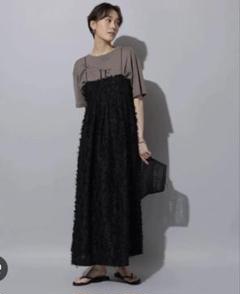 Arpege story 撥水キャミワンピース 黒 M 美品 Arpege story 撥水キャミワンピース 黒 M 美品 - メルカリ