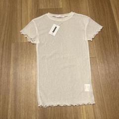 【関税込】 半袖 Tシャツ - ベージュ MAX&CO. ベージュ 半袖Tシャツ ジッパー付き - メルカリ