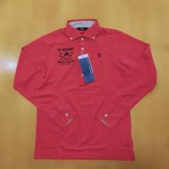 Munsingwearメンズゴルフ長袖ポロシャツ　Mサイズ　RED