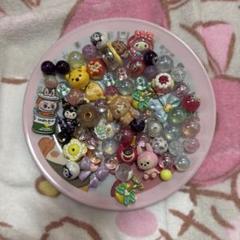 手書きビーズ アクリルビーズ ファンシービーズ キャラクタービーズ