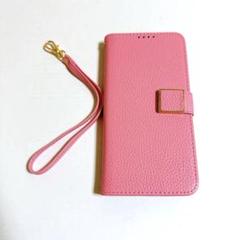 AQUOS R8 ケース手帳型 スマホケース カバー カードポケット付き ピンク