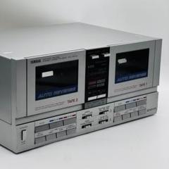 【動作品】YAMAHA ・KX-707W／ダブルカセットデッキ YAMAHA ダブルカセットデッキ・KX-707W - メルカリ
