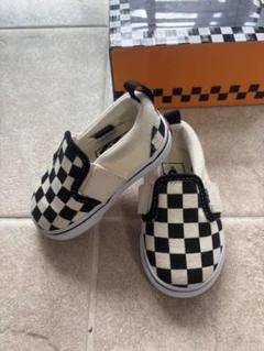 VANS ベビー スリッポン チェッカーボード