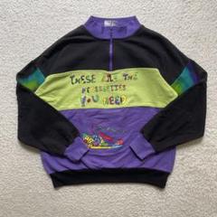 80s adidas アディダス ハーフジップ　エヴァ ヴィンテージ 銀タグ