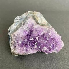【ウルグアイ産 49g】濃紫 アメジスト原石 置物 クラスター 天然石 紫水晶