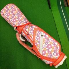 大量入荷 YAKPAK GOLF オレンジ 花柄 キャディバック - メルカリ ゴルフバッグ・キャディバッグ