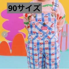 バースデイ　futafuta フタフタ　カラーツイルサロペット　オーバーオール
