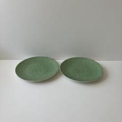 新品　24h Avec パスタプレート 2枚セット グラスグリーン　廃盤品 取扱い終了】ARABIA/アラビア/24H/AVEC/グリーン/パスタプレート