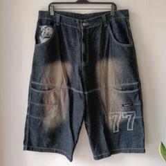 JOKER ジョーカー デニムワイドハーフパンツ ショートパンツ y2k 古着 JOKER BRAND ジョーカーブランド デニムショーツ ハーフ