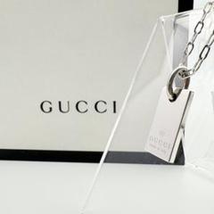 GUCCI グッチ プレートネックレス シルバー 925刻印