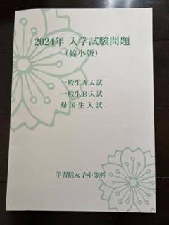 海城中学の帰国生入試問題実物、2020年～2025年の6年分 海城中学の帰国生入試問題実物、2020年～2025年の6年分（海城