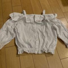 ALGY オフショルダー ホワイトシャツ