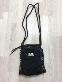 00s Diesel ホワイトファーポンポンバッグ 姫ギャル 逆ロゴ y2k 00s Diesel ホワイトファーポンポンバッグ 姫ギャル 逆ロゴ y2k