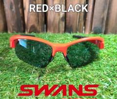 SWANS サングラス　赤×黒