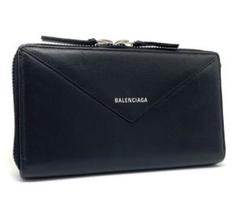 ✨極美品✨BALENCIAGA 長財布　ペーパーマニー　ブラック　付属品完備 楽天市場】バレンシアガ ペーパーマニー 財布の通販