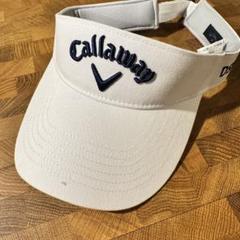 新品:Callaway コットンサンバイザー ホワイト