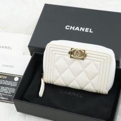 未使用品 箱付き CHANEL シャネル 小銭入れ コインケース ココマーク