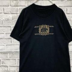 USA製90sヴィンテージTシャツ！シングルステッチ　ブラック半袖古着M30