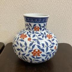 源右衛門　花瓶　壺 有田焼 源右衛門窯 染錦 柘榴絵 花瓶 壺 - メルカリ
